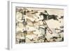 Retreat of Major Marcus Reno's Command-Amos Bad Heart Buffalo-Framed Giclee Print