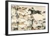 Retreat of Major Marcus Reno's Command-Amos Bad Heart Buffalo-Framed Giclee Print