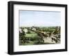 Retreat of the British from Concord, Massachusetts, at the Outset of the American Revolution-null-Framed Giclee Print