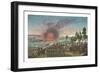 Retreat of the French after the battle of Leipzig, 19 October 1813, (c1850)-Francois Pigeot-Framed Giclee Print