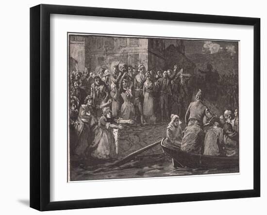 Retreat of the Royalists from Toulon Ad 1793-Paul Hardy-Framed Giclee Print