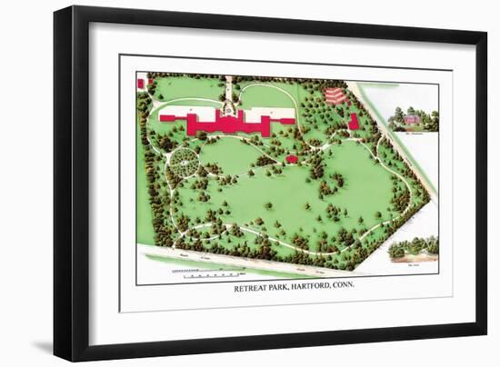 Retreat Park, Hartford, Connecticut-J. Weidermann-Framed Art Print