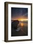Retreating Tides Sunset Seascape, Marshall Beach, San Francisco-Vincent James-Framed Photographic Print