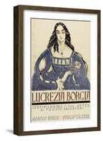 Retribution - Lucretia Borgia-null-Framed Art Print