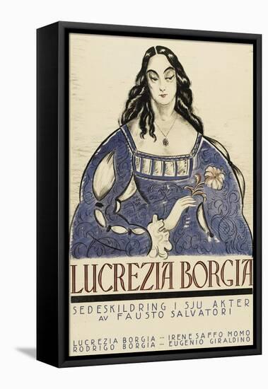 Retribution - Lucretia Borgia-null-Framed Stretched Canvas