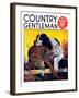 "Retriever with Pheasant," Country Gentleman Cover, November 1, 1934-J.F. Kernan-Framed Giclee Print