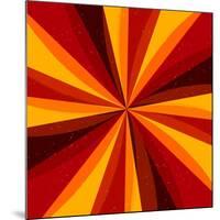 Retro Abstract Background-Blazena-Mounted Art Print