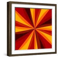 Retro Abstract Background-Blazena-Framed Art Print