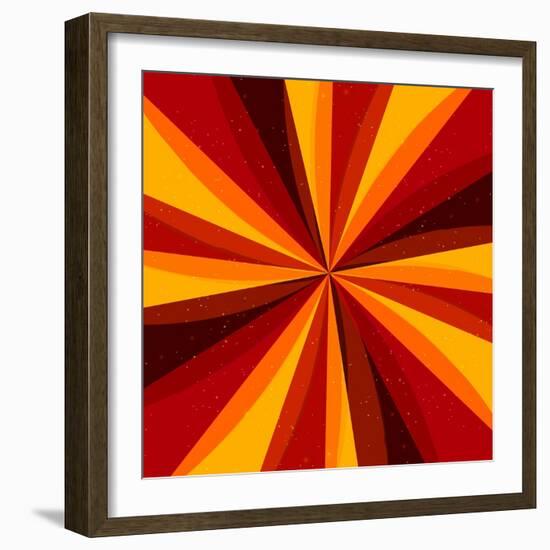 Retro Abstract Background-Blazena-Framed Art Print