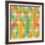 Retro Abstract Seamless Pattern With Seamless Texture-Heizel-Framed Art Print