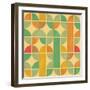 Retro Abstract Seamless Pattern With Seamless Texture-Heizel-Framed Art Print