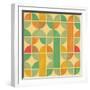 Retro Abstract Seamless Pattern With Seamless Texture-Heizel-Framed Art Print