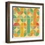 Retro Abstract Seamless Pattern With Seamless Texture-Heizel-Framed Art Print