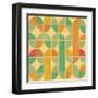 Retro Abstract Seamless Pattern With Seamless Texture-Heizel-Framed Art Print