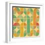 Retro Abstract Seamless Pattern With Seamless Texture-Heizel-Framed Art Print