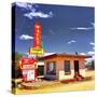 Retro Americana Building-Salvatore Elia-Stretched Canvas