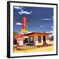 Retro Americana Building-Salvatore Elia-Framed Photographic Print