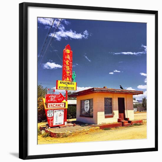 Retro Americana Building-Salvatore Elia-Framed Photographic Print