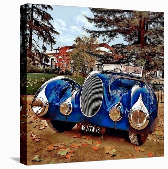 Retro Americana Car-Salvatore Elia-Stretched Canvas