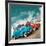 Retro Americana Cars-Salvatore Elia-Framed Photographic Print