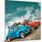 Retro Americana Cars-Salvatore Elia-Mounted Photographic Print