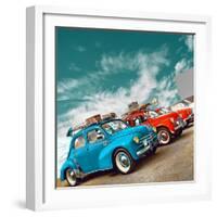 Retro Americana Cars-Salvatore Elia-Framed Photographic Print