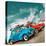 Retro Americana Cars-Salvatore Elia-Stretched Canvas