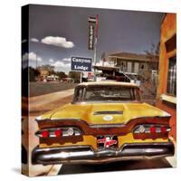 Retro Americana Cars-Salvatore Elia-Stretched Canvas