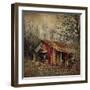 Retro Americana Farm Building-Salvatore Elia-Framed Photographic Print