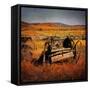 Retro Americana Farming Machinery-Salvatore Elia-Framed Stretched Canvas