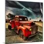 Retro Americana Red Truck-Salvatore Elia-Mounted Photographic Print