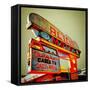 Retro Americana Sign-Salvatore Elia-Framed Stretched Canvas