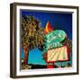 Retro Americana Sign-Salvatore Elia-Framed Photographic Print