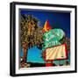 Retro Americana Sign-Salvatore Elia-Framed Photographic Print