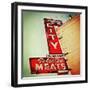 Retro Americana Sign-Salvatore Elia-Framed Photographic Print