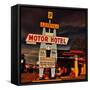 Retro Americana Street Signage-Salvatore Elia-Framed Stretched Canvas