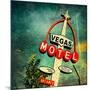 Retro Americana Vegas Motel Sign-Salvatore Elia-Mounted Photographic Print