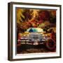 Retro Americana Vintage Yellow Car-Salvatore Elia-Framed Photographic Print