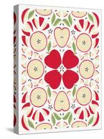 Retro Apple Otomi-Elyse DeNeige-Stretched Canvas