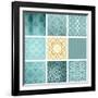 Retro Background Set-Roverto-Framed Art Print