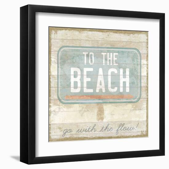 Retro Bay - Sand-Clara Wells-Framed Giclee Print