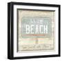 Retro Bay - Sand-Clara Wells-Framed Giclee Print