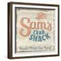 Retro Bay - Shack-Clara Wells-Framed Giclee Print