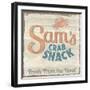 Retro Bay - Shack-Clara Wells-Framed Giclee Print