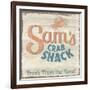 Retro Bay - Shack-Clara Wells-Framed Giclee Print