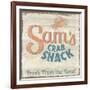 Retro Bay - Shack-Clara Wells-Framed Giclee Print