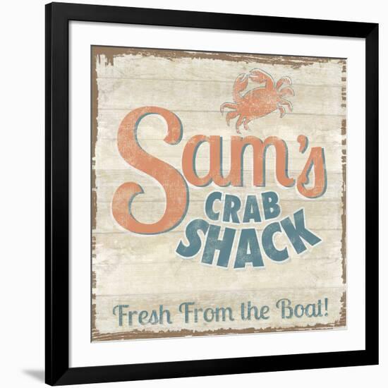 Retro Bay - Shack-Clara Wells-Framed Giclee Print