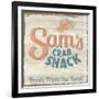 Retro Bay - Shack-Clara Wells-Framed Giclee Print