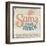 Retro Bay - Shack-Clara Wells-Framed Giclee Print