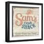 Retro Bay - Shack-Clara Wells-Framed Giclee Print